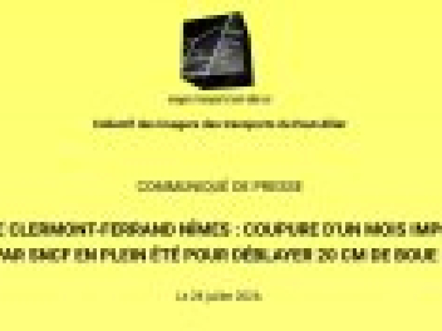 Coulées de boue sur la ligne des Cévennes : notre communiqué de presse